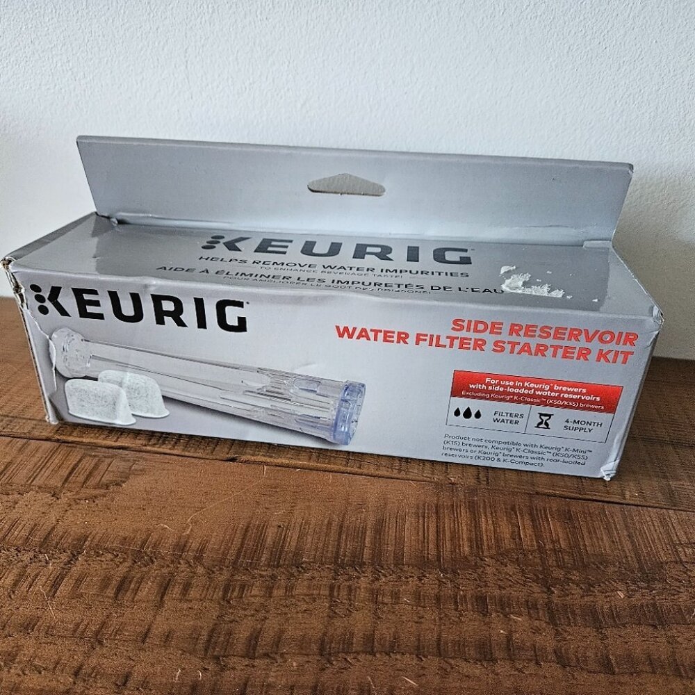 Keurig Tall Handle Water Filter Starter Kit Includes Handle and 2 Filters